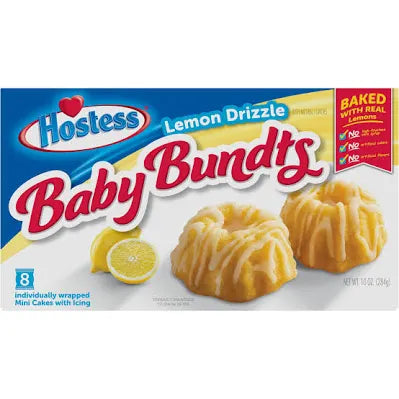 Hostess Baby Bundts, Lemon Drizzle Cakes