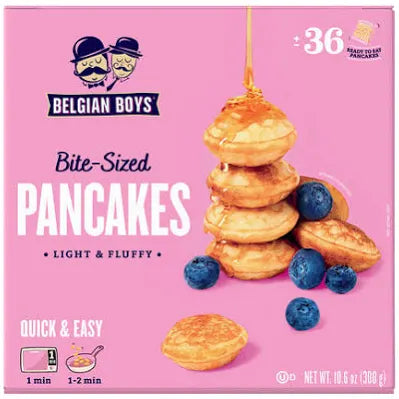 Belgian Boys Bite sized Pancakes