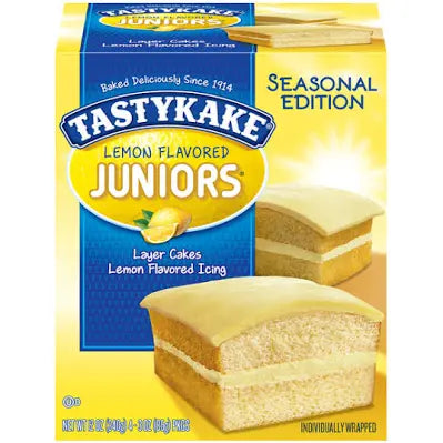 Tastykake Cakes Lemon Flavored