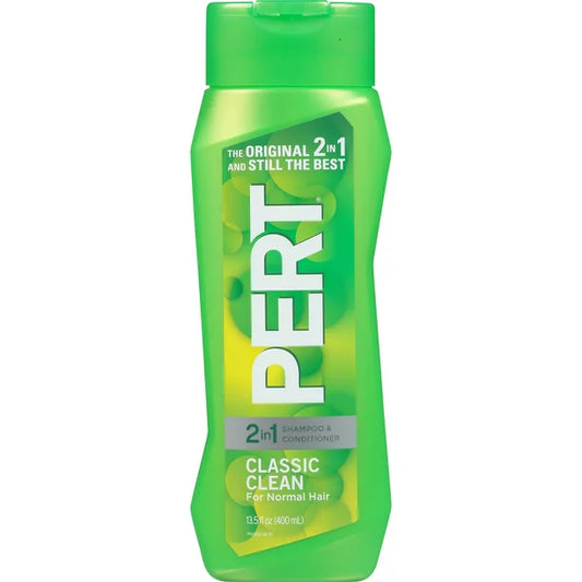 Pert Classic Clean Shine Enhancing 2-in-1 Shampoo Plus Conditioner,