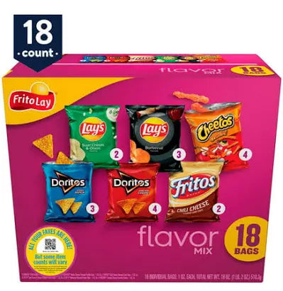 Frito-lay Snacks Flavor Mix Variety Pack