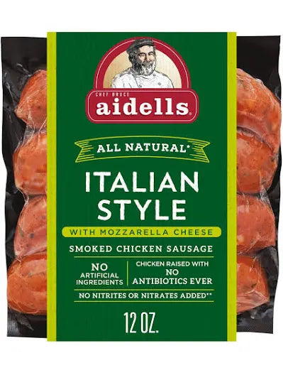 Aidells Italian Style Smoked Chicken & Mozzarella Sausage Links